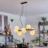 Koyoto Hanglamp, Kogellampje, Hanglamp Wit, 8-lichts