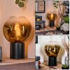 Koyoto Kogellampje, Bureaulamp, Tafellamp 20 cm Goud, Duidelijk, 1-licht