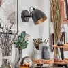 Bjedstrup Plafondspot, Wandlamp, Wandspot Zwart, 1-licht
