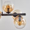 Koyoto Hanglamp, Kogellampje, Hanglamp Amber, Duidelijk, 8-lichts