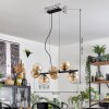 Koyoto Hanglamp, Kogellampje, Hanglamp Amber, Duidelijk, 8-lichts