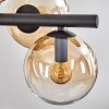 Koyoto Hanglamp, Kogellampje, Hanglamp Amber, Duidelijk, 8-lichts