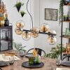 Koyoto Hanglamp, Kogellampje, Hanglamp Amber, Duidelijk, 8-lichts