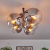Gastor Plafondlamp, Kogellampje Duidelijk, Rookkleurig, 5-lichts