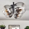 Gastor Plafondlamp, Kogellampje Duidelijk, Rookkleurig, 5-lichts