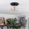 Apedo Plafondlamp, Kogellampje Amber, Duidelijk, 1-licht