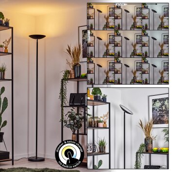 Dillingby Staande lamp LED Zwart, 1-licht