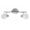 Brilliant Tiara Spotbalk plafond Wit, 2-lichts