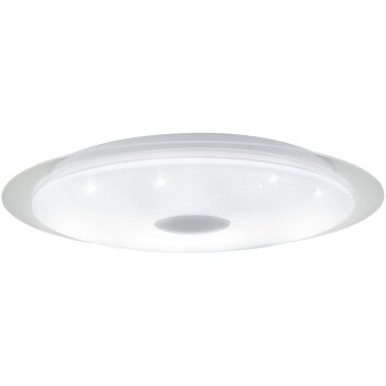 EGLO MORATICA-A Plafondlamp LED Transparant, Helder, Wit, 1-licht