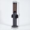 Sessa Plint licht, Stopcontact licht, Pad licht Antraciet, 1-licht