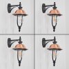 Gascon Wandlamp voor buiten, Wandlamp Koperkleurig, Zwart, 1-licht