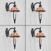 Gascon Wandlamp voor buiten, Wandlamp Koperkleurig, Zwart, 1-licht