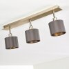 Tibro Plafondlamp Goud, Grijs, 3-lichts