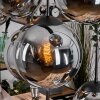 Gastor Hanglamp, Kogellampje, Hanglamp Rookkleurig, 8-lichts