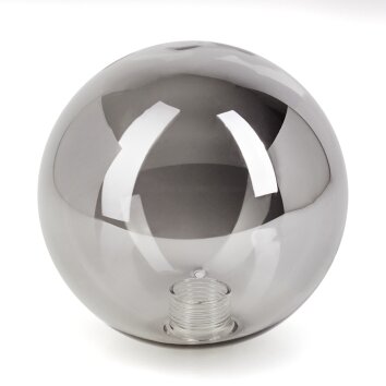 Lampenkap van glas  Chehalis Reserve glas, reserveonderdeel 12 cm Rookkleurig