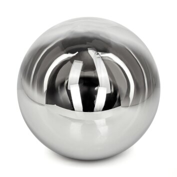 Glazen lampenkap  Chehalis Reserve glas, reserveonderdeel 15 cm Chroom, Rookkleurig