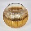 Glazen lampenkap  Koyoto Reserve glas, reserveonderdeel 20 cm Goud, Duidelijk