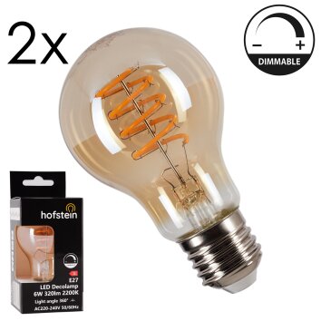 E27 LED 6 Watt warm wit 320 Lumen