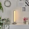 Flaut Tafellamp LED Nikkel mat, 1-licht, Afstandsbediening, Kleurwisselaar