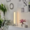 Flaut Tafellamp LED Nikkel mat, 1-licht, Afstandsbediening, Kleurwisselaar