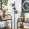 Koyoto Staande lamp Duidelijk, Rookkleurig, 3-lichts
