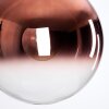 Gastor Hanglamp, Kogellampje, Hanglamp Duidelijk, Koperkleurig, 1-licht