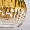 Koyoto Plafondlamp, Kogellampje 30 cm Goud, Zwart, 3-lichts