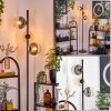 Koyoto Staande lamp Amber, Duidelijk, Rookkleurig, 3-lichts