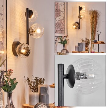 Chehalis Kogellampje, Wandlamp Duidelijk, 3-lichts