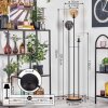 Gastor Staande lamp 30 cm Hout licht, Zwart, 3-lichts