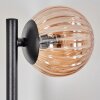 Chehalis Kogellampje, Wandlamp Amber, 3-lichts