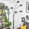 Nikkala Staande lamp Marmer, Zwart, 5-lichts