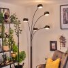 Nikkala Staande lamp Marmer, Zwart, 5-lichts
