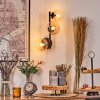 Chehalis Kogellampje, Wandlamp Amber, Duidelijk, 3-lichts