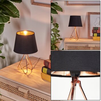 Cuan Tafellamp Koperkleurig, 1-licht