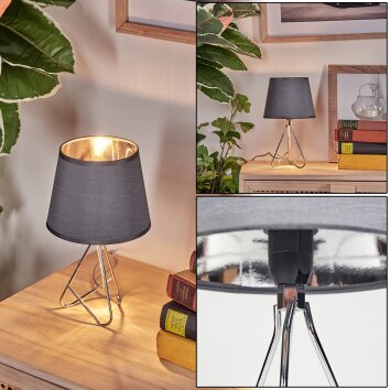 Cuan Tafellamp Zilver, 1-licht