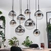 Gastor Hanglamp, Kogellampje, Hanglamp Duidelijk, Rookkleurig, 8-lichts