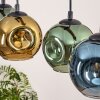 Ripoll Hanglamp, Kogellampje, Hanglamp Natuurlijke kleuren, Zwart, 5-lichts