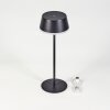 Romdrup Buiten tafellamp, Tafellamp LED Zwart, 1-licht