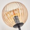 Kyoto Staande lamp Hout licht, Zwart, 3-lichts