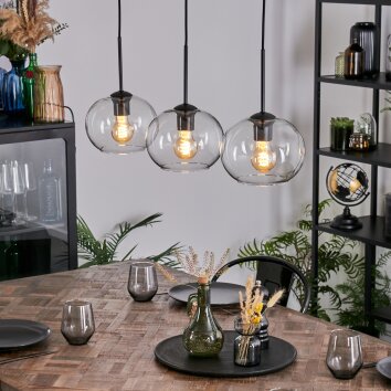 Apedo Hanglamp, Kogellampje, Hanglamp Duidelijk, 3-lichts