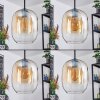 Apedo Hanglamp, Hanglamp Amber, Duidelijk, 3-lichts