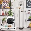 Koyoto Staande lamp Zwart, 3-lichts