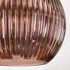 Koyoto Hanglamp, Kogellampje, Hanglamp Zwart, 3-lichts