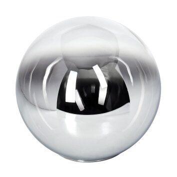 Gastor Reserve glas, reserveonderdeel 20 cm Chroom, Duidelijk, Rookkleurig