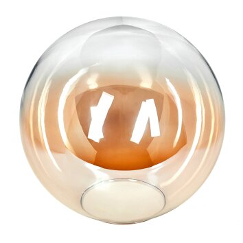 Lampenkap van glas  Gastor Reserve glas, reserveonderdeel 25 cm Amber, Duidelijk