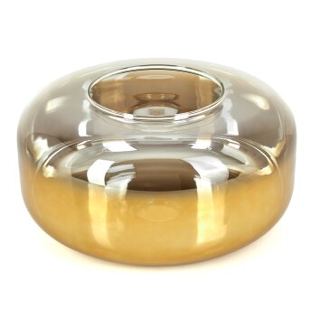 Lampenkap van glas  Boza Reserve glas, reserveonderdeel Goud, Duidelijk