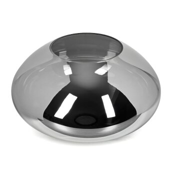 Lampenkap van glas  Mertola Reserve glas, reserveonderdeel Rookkleurig