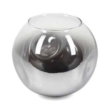 Glazen lampenkap  Ripoll Reserve glas, reserveonderdeel Chroom, Duidelijk, Rookkleurig