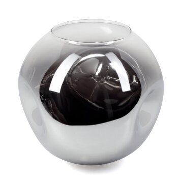 Glazen lampenkap  Ripoll Reserve glas, reserveonderdeel Chroom, Duidelijk, Rookkleurig